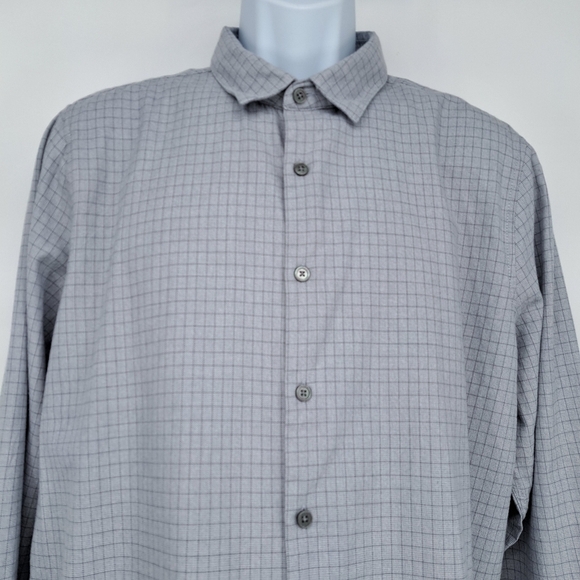 Civil Society Hagar Grid Check Casual Button Up Shirt Size XL New - Picture 2 of 9
